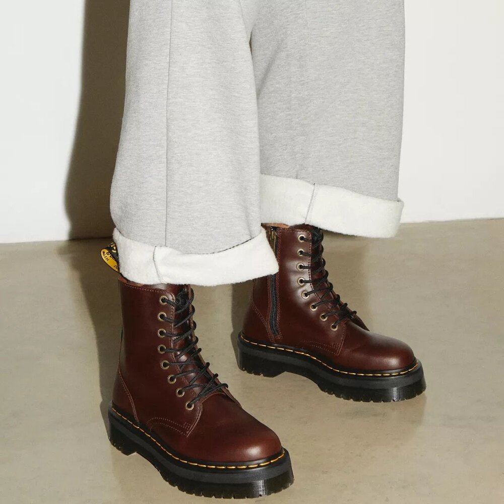 Doc Marten Platform Lace Up Boots